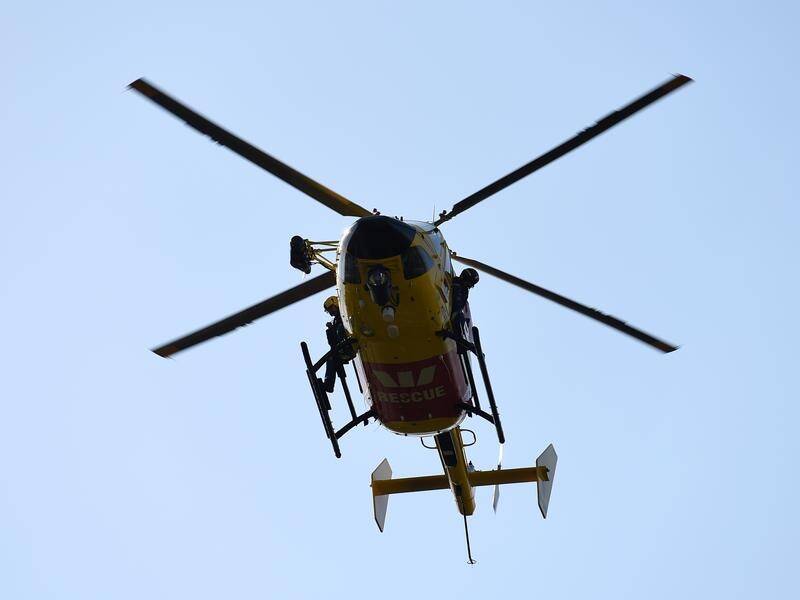 A rescue chopper was sent to winch a fallen climber in Queensland's Sunshine Coast hinterland.