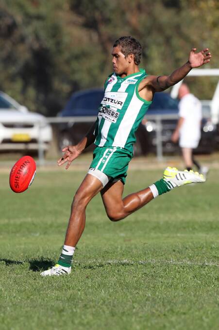 Troy Taylor played for Walla in 2012 and will launch his AFL comeback bid at Mulwala.