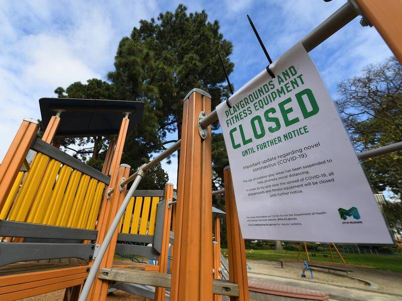 Victoria's ban on playgrounds will be lifted as part of a cautious exit plan out of COVID lockdown.