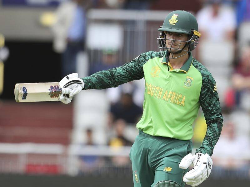 Quinton de Kock's unbeaten fifty has guided South Africa to a nine-wicket T20I win over Sri Lanka.