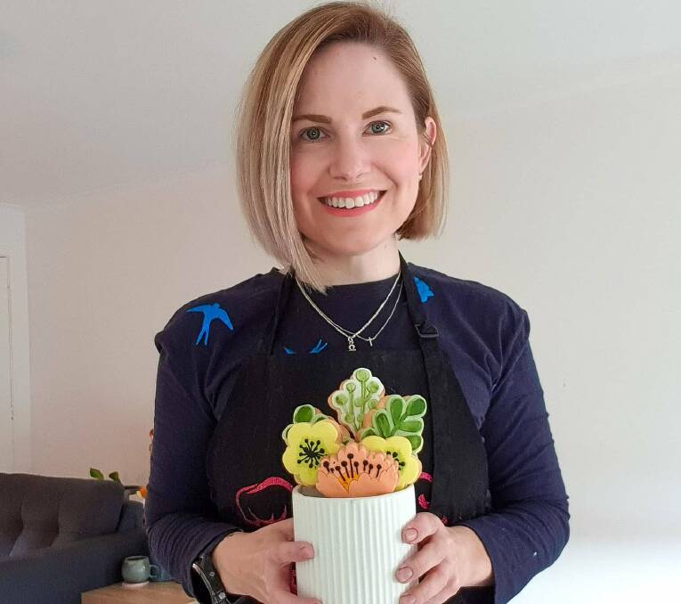 SWEET WORK: Wodonga resident Mel Arnold started a baking side hustle during May. Her creations have resonated with people sending gifts to their loved ones in lockdown.