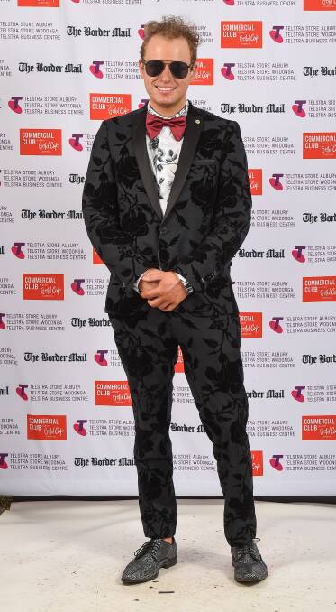 WIN: Albury's Dawson Leahey, aged 18, was voted the best dressed at the 2019 Albury Gold Cup in The Border Mail and Telstra Hottest 100 Style Stakes. 