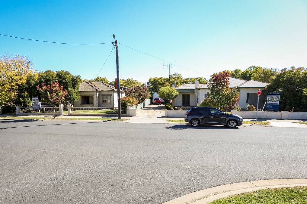 HUGE INTEREST: 399 and 403 Macauley Street, South Albury, will both be auctioned today from 2pm and have attracted a lot of interest. Picture: JAMES WILTSHIRE 