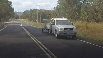 Wodonga Police have urged the driver of a single Ford ute (pictured) to come forward as a witness to the road rage incident. 