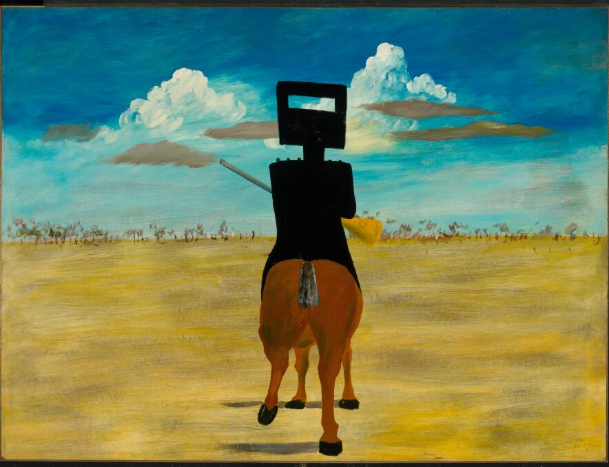 PAINTED TALE: From Friday this iconic depiction of Ned Kelly by Sidney Nolan - and 25 others - can be found in Albury's MAMA. 