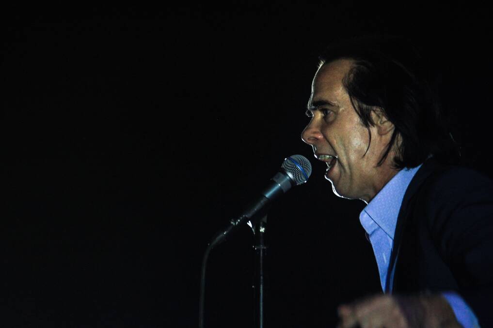 COMING HOME: Tickets to see former-Wangaratta boy Nick Cave perform in the city sold out in a minute. 