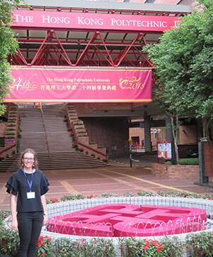 Final-year CSU Bachelor of Physiotherapy student Ms Claire Smart presented at the 11th Pan-Pacific Conference on Rehabilitation in Hong Kong