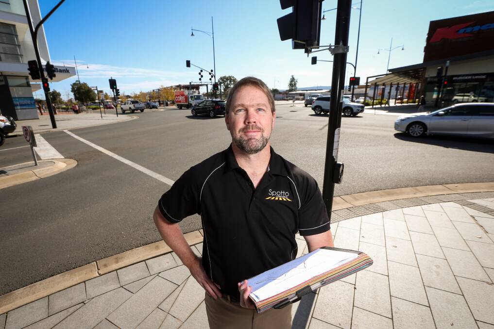 STAYING HOME: Spotto Consulting's Steve Swan has undertaken a study to explore how traffic levels have changed in Wodonga during COVID-19. Picture: JAMES WILTSHIRE