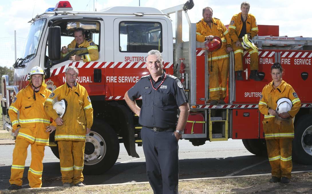 UNITED: RFS and CFA members pictured in a show of unity in 2016. 