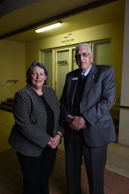 WORK: Greater Hume Shire mayor Heather Wilton and deputy mayor Doug Meyer. Cr Wilton welcomed, conditionally, the government regional migrant scheme. 
