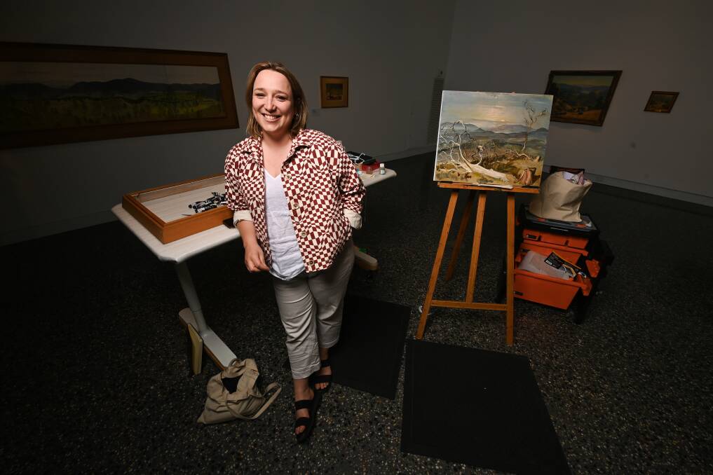 RETURN: Art conservator Emily Mulvihill will host a live talk on conservation at MAMA this Thursday. Picture: MARK JESSER