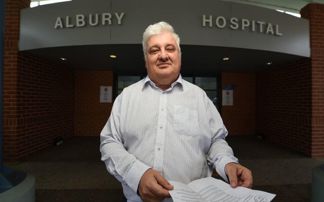 TEAM EFFORT: AWH chief executive Michael Kalimnios has thanked Ramsay Health for its support and said elective surgery would be returning to Albury Wodonga Health.