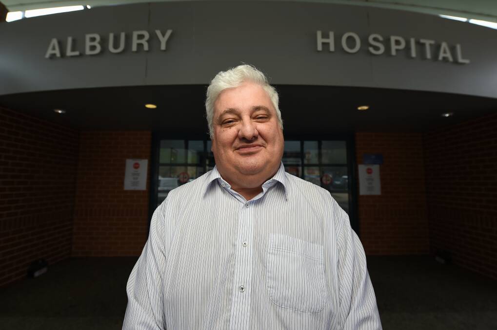 HONOURED: The Border Medical Association has paid tribute to Albury Wodonga Health chief executive Michael Kalimnios who died at home on Tuesday. Picture: MARK JESSER