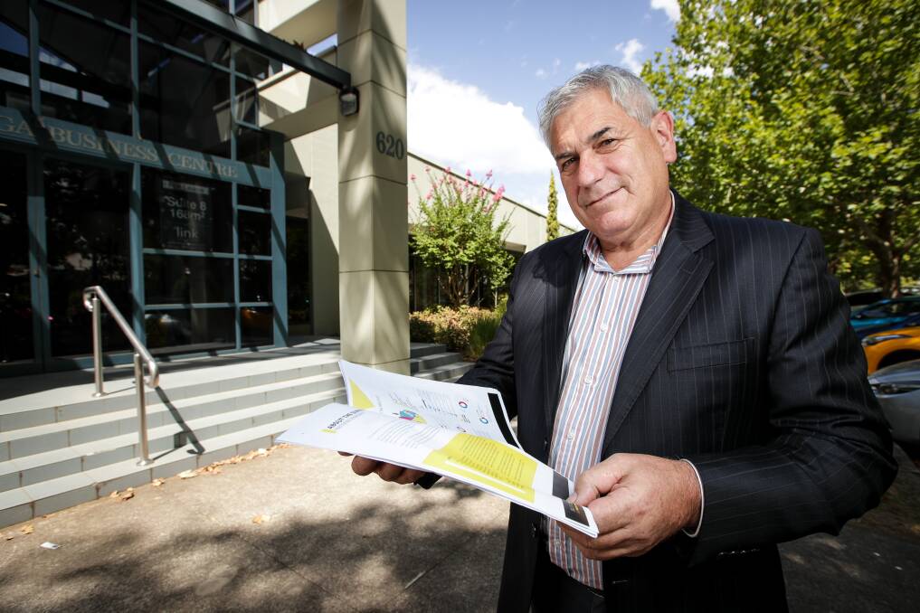 ENGAGE: NSW Business Chamber Murray and Riverina regional manager Andrew Cottrill believes more must be done to support young peopl einto employment. Picture: JAMES WILTSHIRE 
