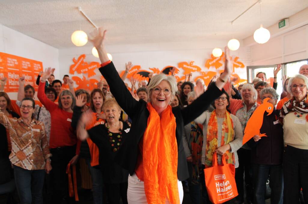 TWO TERMS?: Member for Indi Helen Haines has announced she will stand for reelection. On Saturday she opened her first volunteer hub on Reid Street Wangaratta. Picture: SUPPLIED