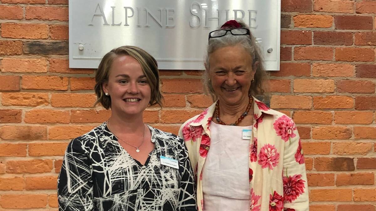 Sarah Nicholas was elected Alpine mayor on Tuesday, with Katarina Hughes named deputy mayor.