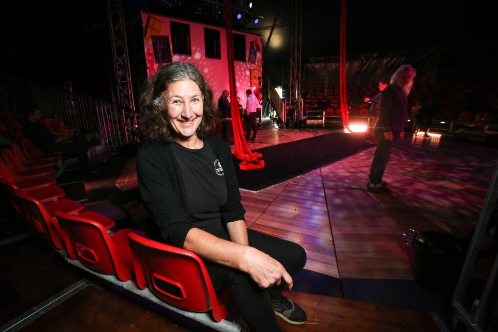 Anni Davey of the Flying Fruit Fly Cirus has welcomed the state government's arts rescue package. 