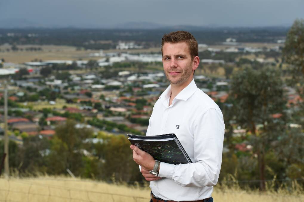 STEADY: Nicholas Clark, a director at Stean Nicholls Real Estate, believes the property market on the Border will remain strong, despite major city trends. Picture: MARK JESSER