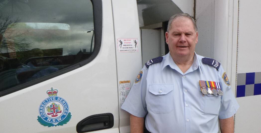 RETIRE: After more than 33 years in NSW jails and courthouses, First Class Correctional Officer Robert Burnett has left hung up his uniform and retired. 