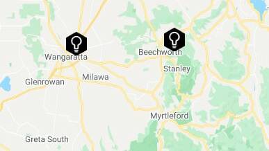 Parts of Beechworth and Wangaratta lost power amid storms