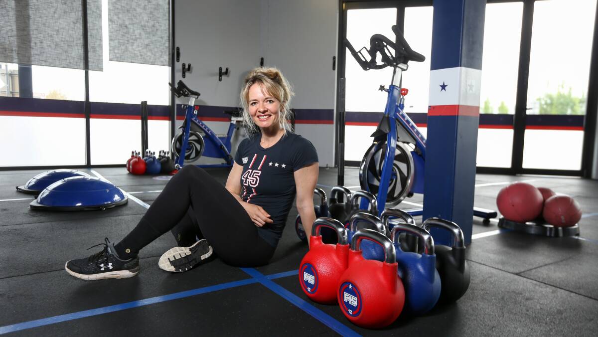 BACK ON: Gyms and personal trainers can now run outdoor fitness sessions with nine people and a trainer - F45 Wodonga manager Gudi Gigliotti is looking forward to doing so at Kelly Park. Picture: TARA TREWHELLA