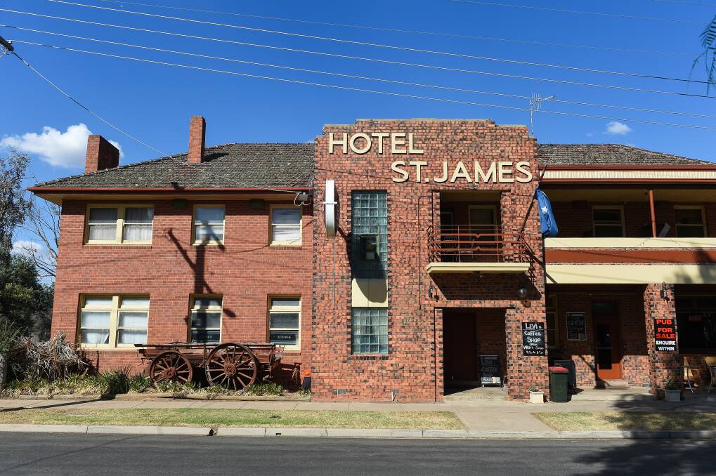 BOOM: Hotel St James, which project committee secretary Kathy Beattie said has benefitted from an influx of tourists looking at the silo's progress. 