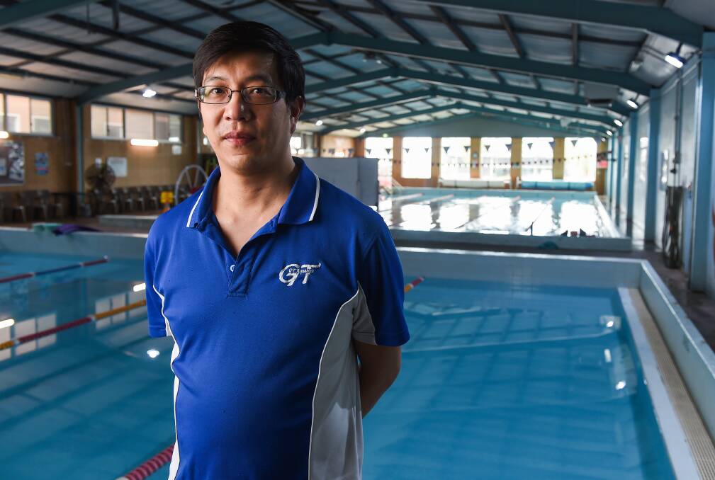Tap-Ky Duong's swim school business is now for sale, though his lawyer, Mark Cronin, says this is expected to reap only a fraction of it would otherwise be worth.