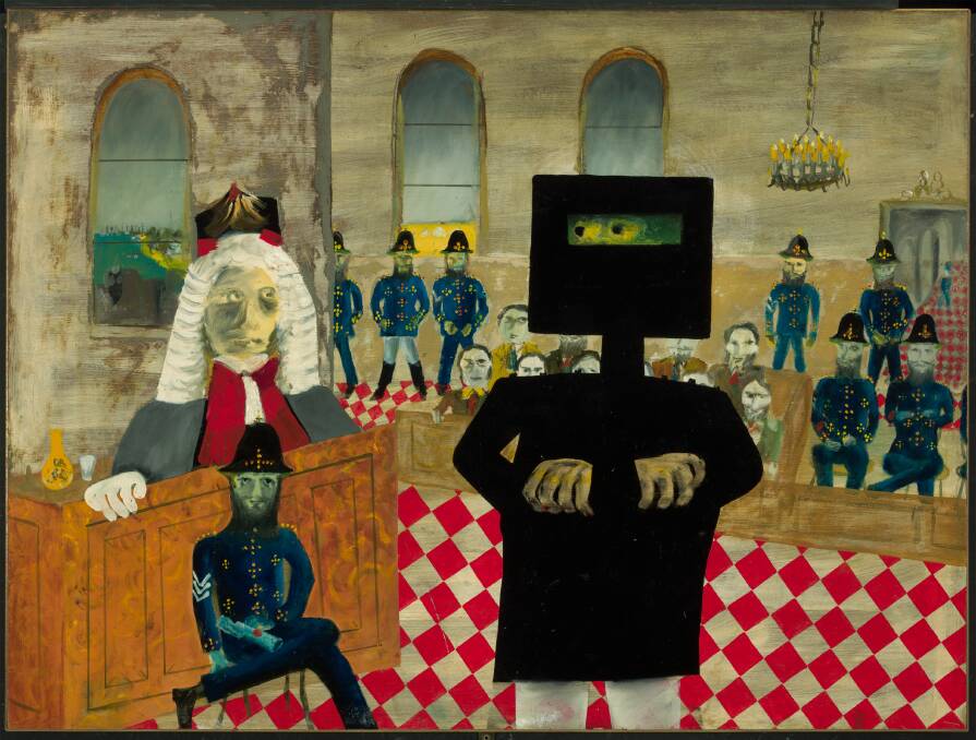 PUBLIC INTEREST: Sidney Nolan's The Trial created in 1947 will be displayed at Albury's MAMA from November to February, with no entry fee. 