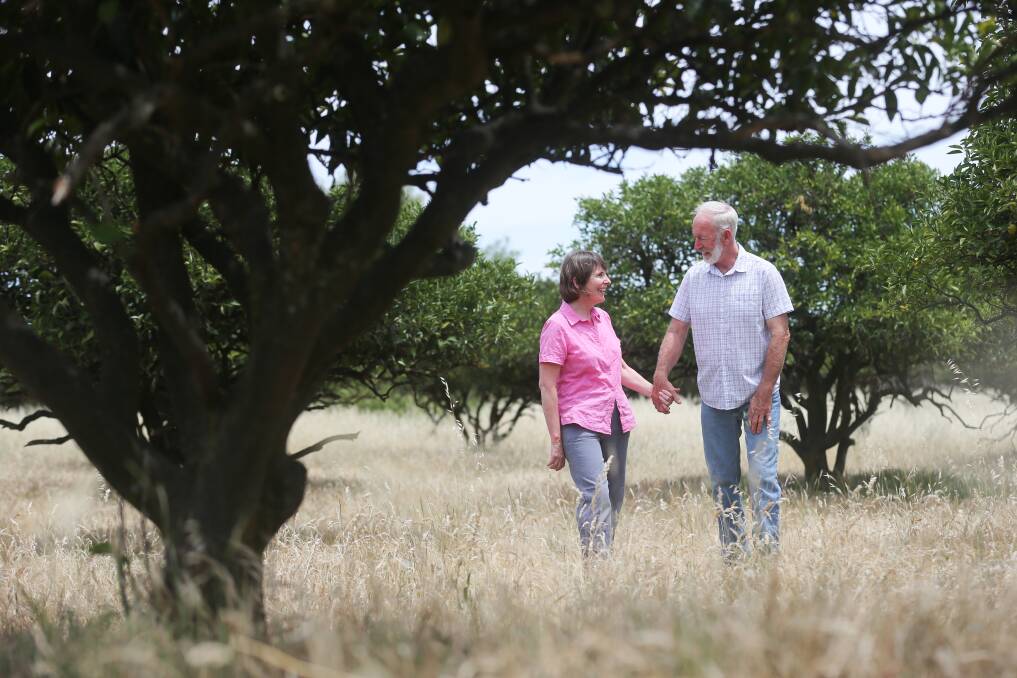 HOME: Polly and Graham Sudholz said volunteering had brought lots of joy into their home, farm and lives. Picture: KYLIE ESLER