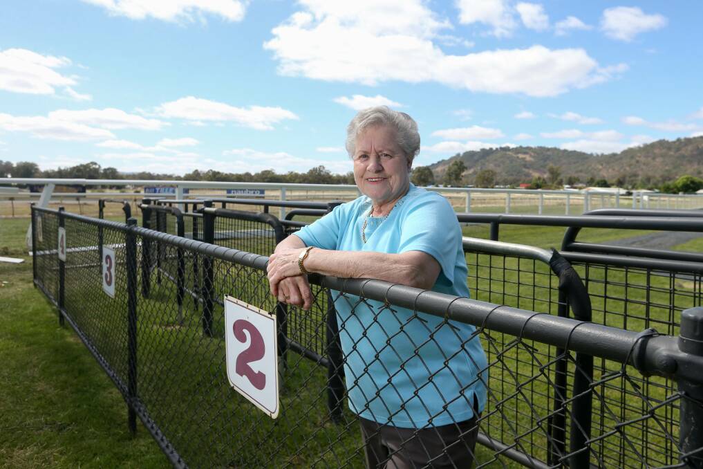LEGEND: Retired horse trainer Liz Aalbers has remained heavily involved in Wodonga racing. 