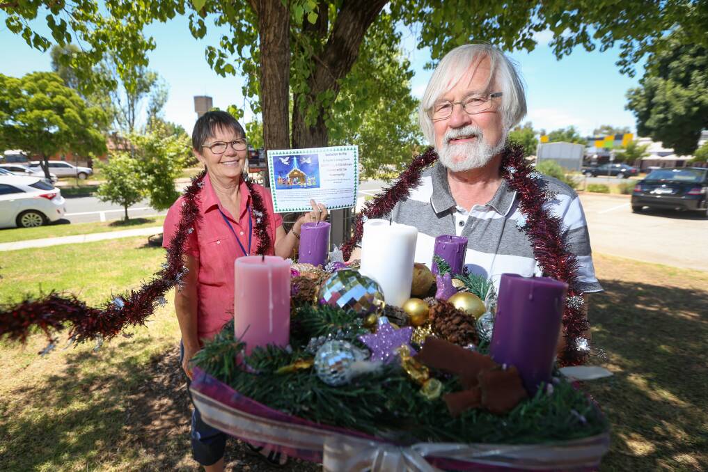 SPIRIT: Organisers of the St Stephens Uniting Church's Christmas Lunch Ian Bedford and Rev Denise Naish. Picture: JAMES WILTSHIRE