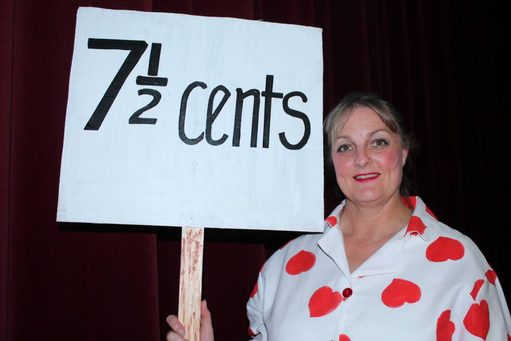Di Feldtmann as Babe Williams in the Benalla Theatre Company production of The Pajama Game, 8pm Friday, August 1, 2pm and 8pm Saturday, August 2, Benalla Performing Arts and Convention Centre. Picture: KYLIE WILSON.