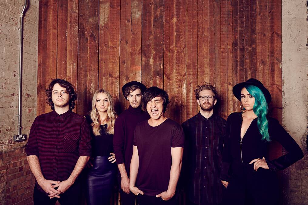 DENI MUST: Hot Aussie band Sheppard - Dean Gordon, Emma Sheppard, Jason Bovino, George Sheppard, Michael Butler and Amy Sheppard - are one of the headline acts on Saturday, October 4, the second night of the 2014 Deni Ute Muster.