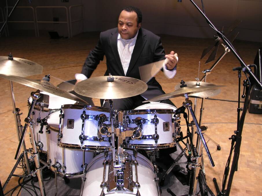 Six-times Grammy Award-winning jazz drummer Jeff "Tain" Watts in action