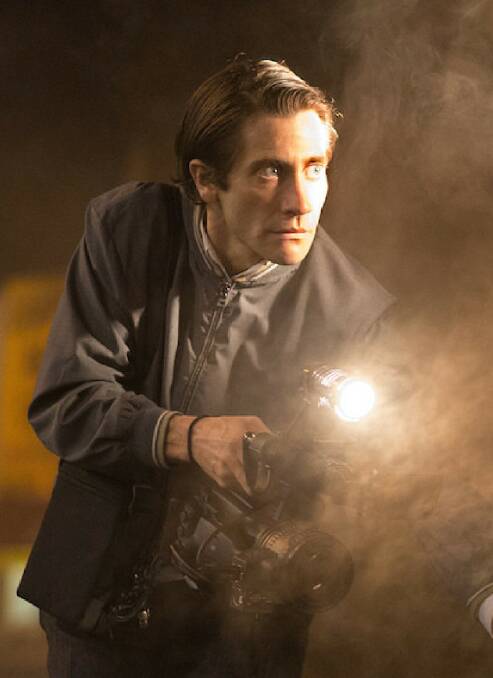 Jake Gyllenhaal starts in the premiere movie Nightcrawler.