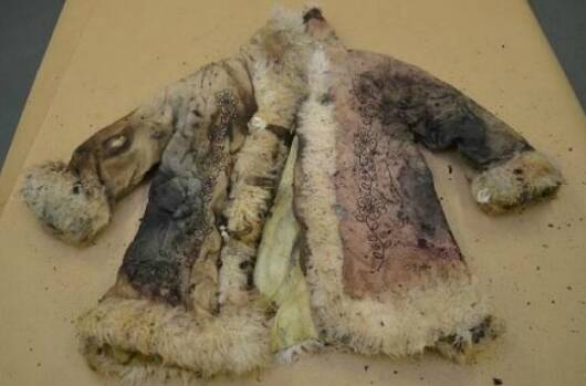 The jacket found with the remains of a little girl on the Karoonda Highway last month.