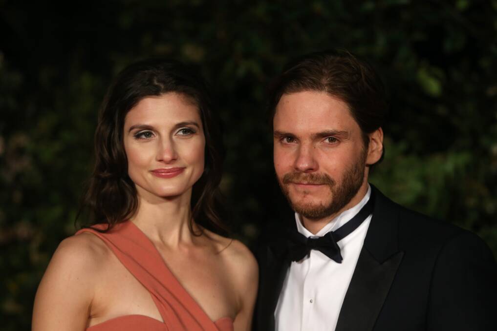  Felicitas Rombold and Daniel Bruhl attend an official dinner party after the EE British Academy Film Awards Photo: GETTY IMAGES