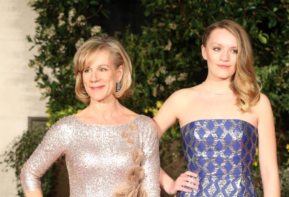 Rosalind Hannah Brody and Juliet Stevenson attend an official dinner party after the EE British Academy Film Awards Photo: GETTY IMAGES