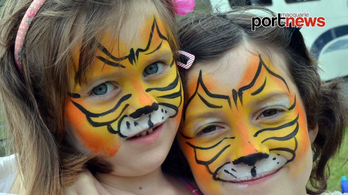 WAUCHOPE: And it's not a rural show without face painting. Photo: Port Macquarie News.