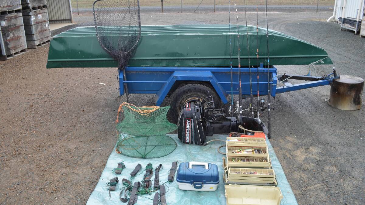 The boat, trailer, motor and fishing equipment forfeited by court order.