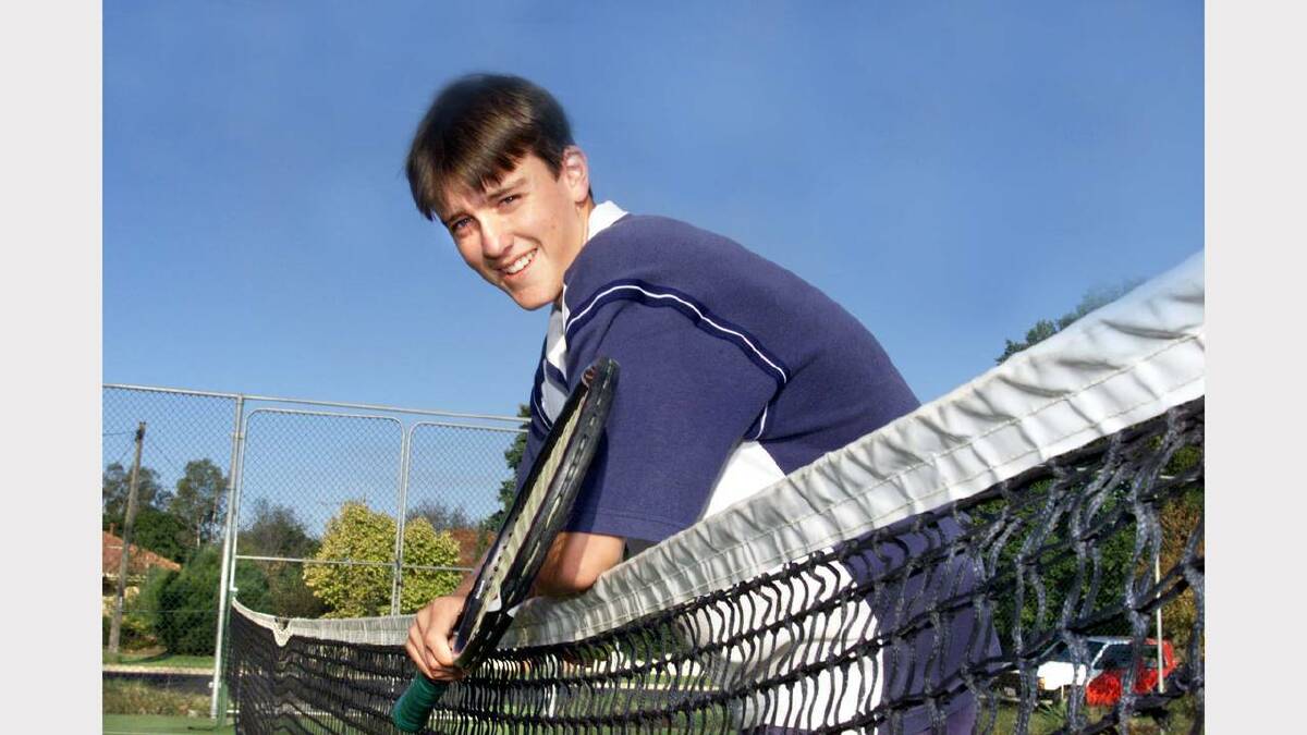 Mark Shanahan, 14, of Albury Tennis Club, has been selected to attend a tennis training camp in Fiji.
