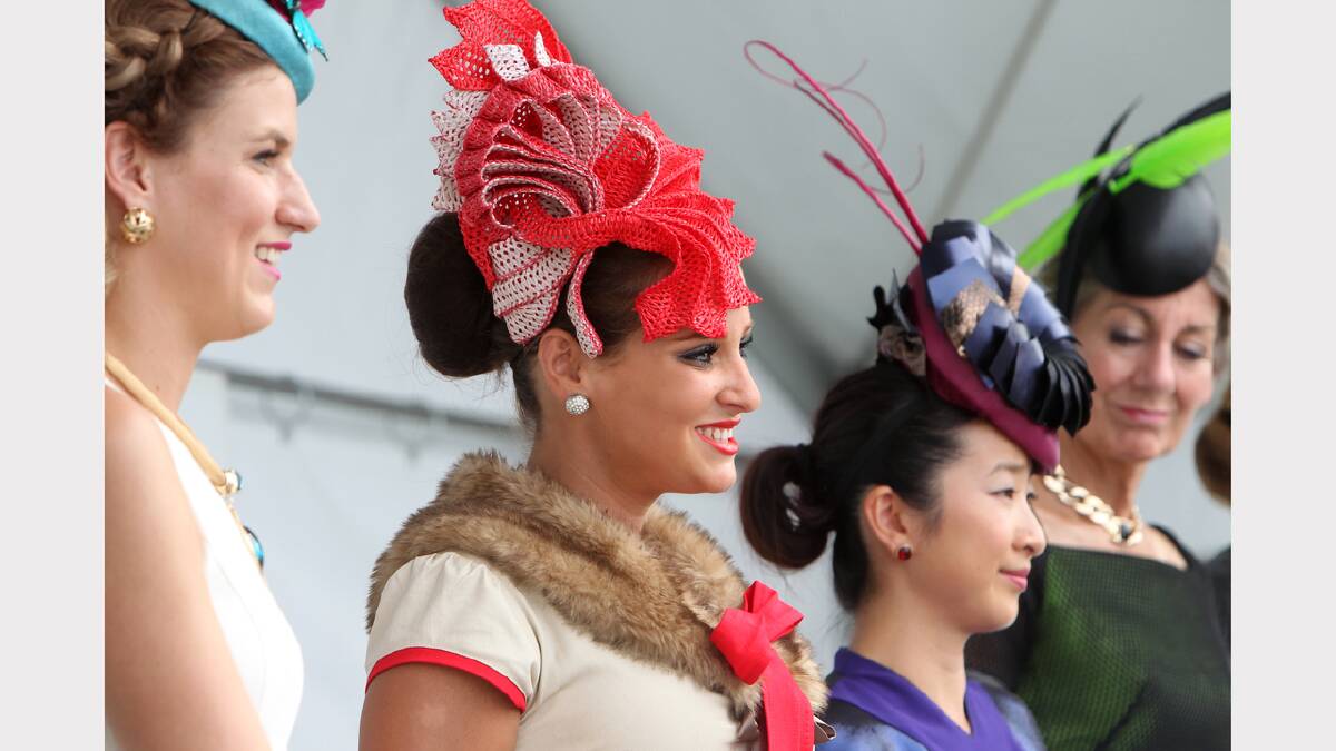 Click or flick across to see more pictures from the 2014 Albury Gold Cup Fashions on the Field.