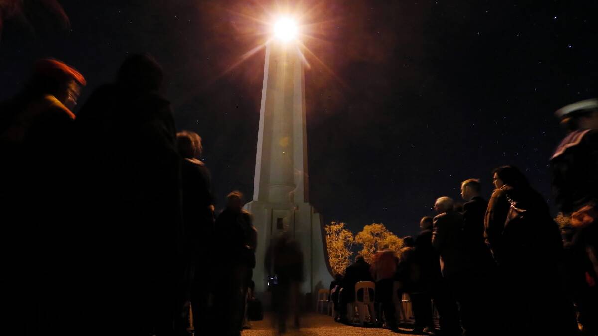 Click or flick across to see more pictures from Border Anzac Day dawn services. Pictures: DAVID THORPE and JOHN RUSSELL
