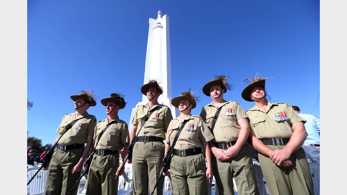 Click or flick across to see more pictures from the Albury and Wodonga Anzac Day marches. Pictures: DAVID THORPE and JOHN RUSSELL