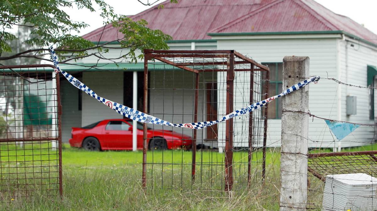 Holbrook man Troy Wetmore died in a fight at this Holbrook property on Tuesday night. Picture: MATTHEW SMITHWICK