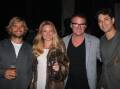 Zac McCartney and Brianna Delaporte with Heston Blumenthal and Adam Garcia