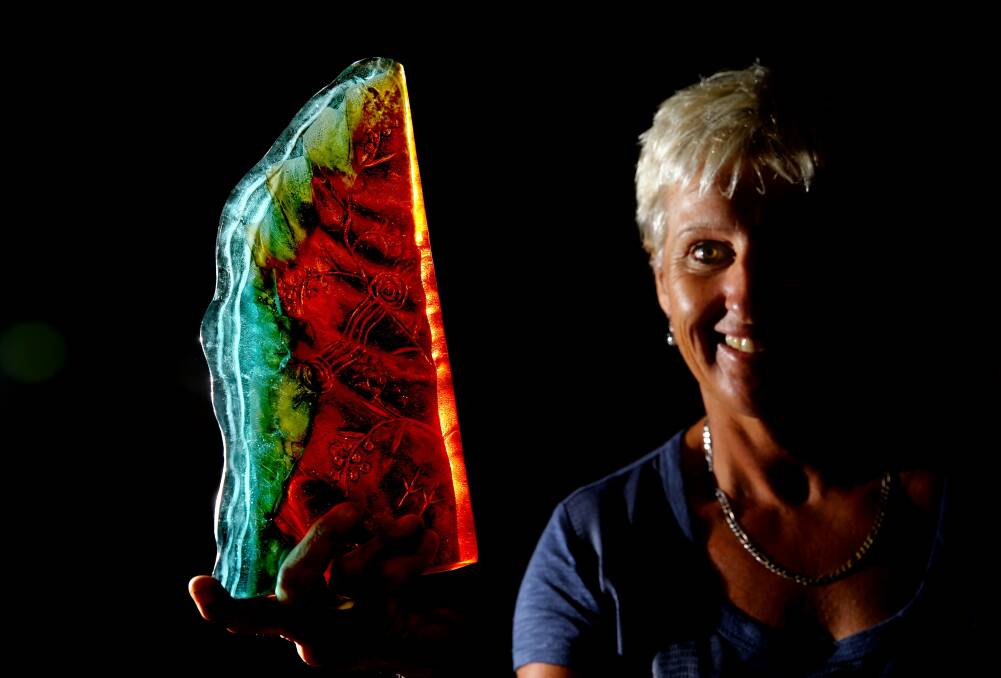 Lee Howes designed and made the trophy for the 2015 Australian of the Year awards.
Fairfax image