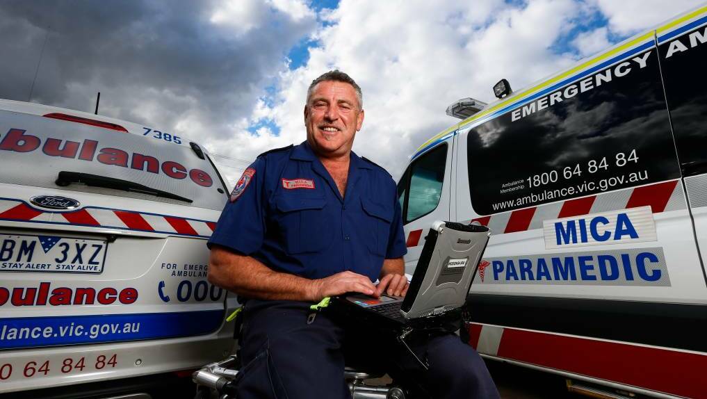 SAVING THE DAY: MICA single responder unit paramedic Ian Russell wrote a letter about two different emergencies that affected him. Picture: MARK JESSER