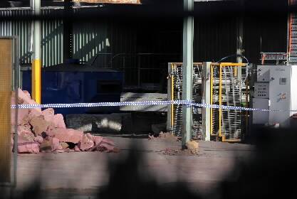 Police have taped off areas for their investigation. Picture: DAVID THORPE