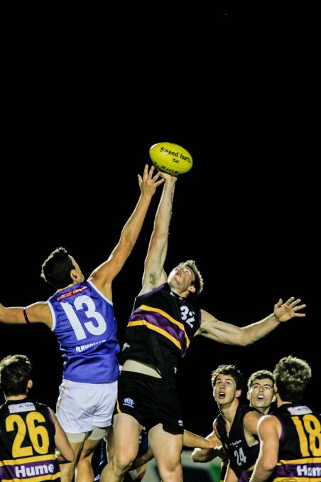 Murray Bushrangers playing against the Eastern Ranges in April. Picture: DYLAN ROBINSON